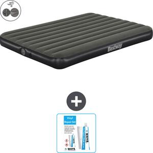 Materasso gonfiabile Bestway - 2 persone - 152 x 203 x 25 cm - Verde - Accessori inclusi