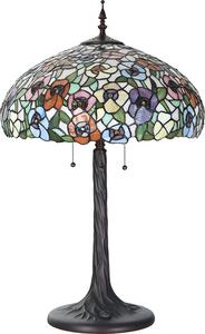 Lampada da tavolo Tiffany Clayre & Eef Ø 46x72 cm vetro verde