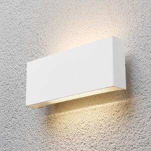 Lindby Applique da esterno Safira a LED in bianco