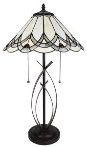 Lampada da tavolo Tiffany Clayre & Eef Ø 39x69 cm Vetro beige