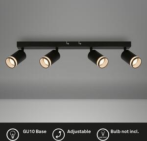 Faretto da soffitto Lampada da soffitto Lampada da soffitto Camera da letto Orientabile 4 luci GU10
