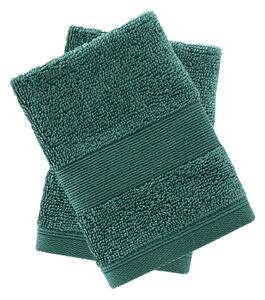 Set di asciugamani tipo terry verde scuro in cotone 2 pz 30x30 cm Anti-Bacterial – Catherine Lansfield