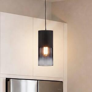 Trio Lighting Lampada a sospensione binario Robin per DUOline, nero/grigio fumo Robin, dimmerabile, Nero, Soggiorno / Sala da pranzo, Metallo, Moderno, Sistema a binario