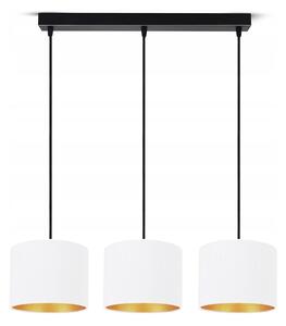Lampada da soffitto bianca lampada in velluto vintage moderna E27 lampada di design a 3 luci N230-H3-W