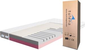 TULENA NOX Materasso in Schiuma 80x200 Comfort Morbido H1 / H2 Comfort 16 cm – Reversibile con Rivestimento Antibatterico e Cerniera