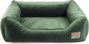 Letto per cani Premium Velvet Green XXL - 120x95x25 cm | Divano morbido per cani e gatti