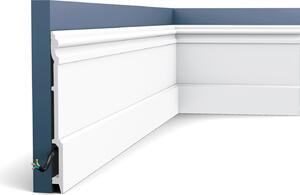 Battiscopa a pavimento Orac Decor LUXXUS SX191 stile classico 2 m