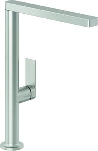 Kludi QORD, miscelatore monocomando per lavello, comando laterale, finitura nichel, 1 pz