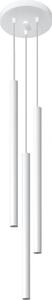 Lampada a sospensione PASTELO 3P bianco 3xG9 8W acciaio 90x20x20cm Sollux Lighting