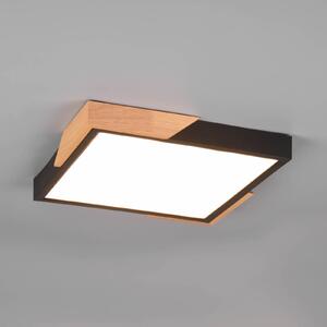 Reality Leuchten Plafoniera LED Meta, 31,5x31,5cm, 3.000K, nero