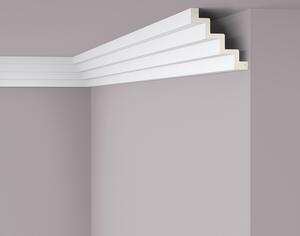 Modanatura del soffitto NMC Z51 ARSTYL Noel Marquet Battiscopa decorativo Battiscopa decorativo moderno bianco 2 m