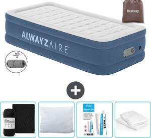 Materasso gonfiabile Bestway Alwayszair - 1 persona - 97 x 191 x 46 cm - Blu - Accessori inclusi