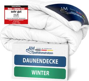 DormiGood | Piumino Premium | 155x220 cm | Piumino invernale | 100% piumino (1140g) | Piumino | 155x220 | Piumino invernale | Inverno | Caldo | Spesso | Nomite | Downpass