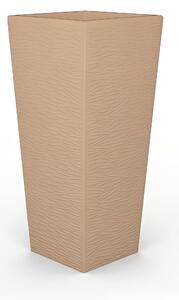 Portavaso Vaso in polietilene EGIZIO rustico Dimensioni 40x30x h 91cm ideale per arredare al meglio sia un ambiente interno che esterno Cappuccino