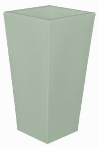 Portavaso Vaso in polietilene EGIZIO Liscio Dimensioni 40x30x h 91cm ideale per arredare al meglio sia un ambiente interno che esterno salvia