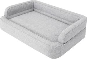 Letto per cani, mobile per animali, letto per gatti, sfoderabile, cesto per cani, cuscino per cani, lettino per cani, posti letto, divano per cani, frassino, L: 78x47 cm