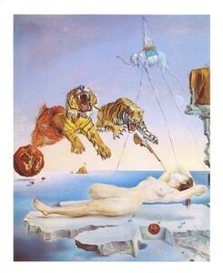Stampe d'arte Dream Caused by the Flight of a Bee Around a Pomegranate a Second Before Awakening 1944, Salvador Dalí, (24 x 30 cm)