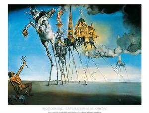 Stampe d'arte La Tentation De St Antoine, Salvador Dalí, (30 x 24 cm)