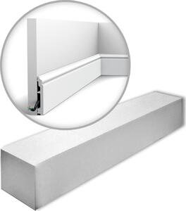 Modanature per pavimenti Orac Decor AXXENT SX173-RAL9003-box 1 cartone con 20 modanature decorative 40 m