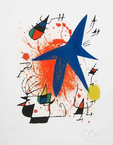 Stampa d'arte Blue Star 1972, Joan Miró