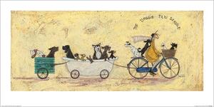 Stampa d'arte Sam Toft - The Doggie Taxi Service, Sam Toft, (60 x 30 cm)