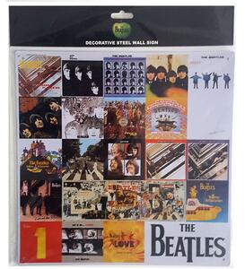 Cartello in metallo The Beatles - Chronology, (30 x 30 cm)