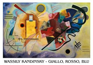 Stampa d'arte Giallo Rosso Blu, Wassily Kandinsky