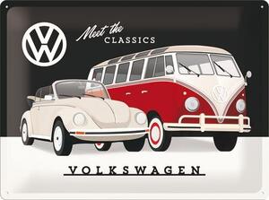 Cartello in metallo Volkswagen Vw - T1 Beetle, (40 x 30 cm)