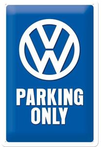 Cartello in metallo Volkswagen Vw - Parking Only, (20 x 30 cm)