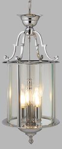 Searchlight Lampada sospensione Bevelled Lantern, vetro, cromo