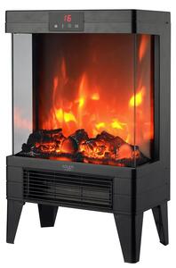 Stufa elettrica portatile - 2000 Watt - Effetto fiamma 3D - Dimensioni: 18x32,8x52,5 cm