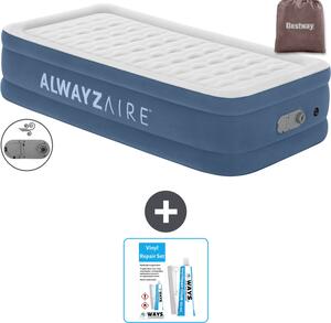 Materasso gonfiabile Bestway Alwayszair - 1 persona - 97 x 191 x 46 cm - Blu - Accessori inclusi