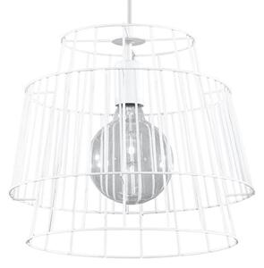 Lampada a sospensione GATE bianco 1xE27 15W acciaio 130x35x35cm Sollux Lighting