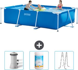 Piscina fuori terra rettangolare - 300x200x75 cm - 4 pezzi - Modello SCB84