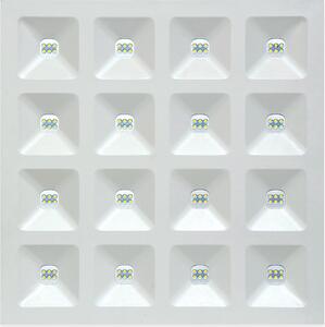 Linea LED Pannello LED 27W 60x60cm plafoniera bianco neutro 4000K 3240lm Plafoniera a pannello sottile (19mm) trasformatore integrato