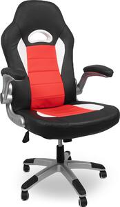 Sedia da gioco Aga Racing MR2050 Nero - Rosso