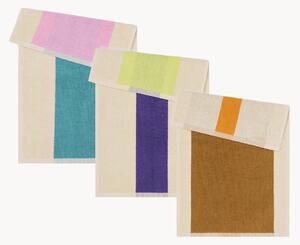 Set di 3 asciugamani in cotone organico pettinato Combed