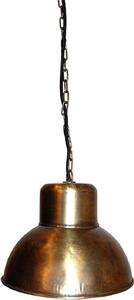 Lampada a sospensione Alma in ferro - ottone antico