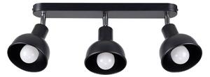 Lampada a soffitto ELBA 3 nero 3xE27 15W acciaio 18.5x24x59cm Sollux Lighting