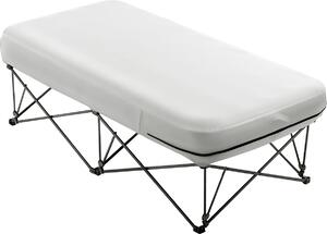 VEVOR Materasso ad aria gemellare con struttura, materasso gonfiabile per 1 persona con pompa e borsa avvolgibile, max. 136 kg, letto ad aria a gonfiaggio rapido per casa, ospiti e campeggio, 1880x990x610mm