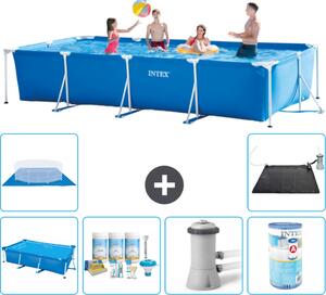 Piscina fuori terra rettangolare - 450x220x84 cm - 7 pezzi - Modello S40315