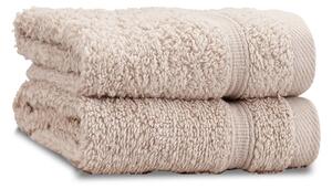 Set di asciugamani tipo terry beige in cotone 2 pz 30x30 cm Zero Twist – Catherine Lansfield