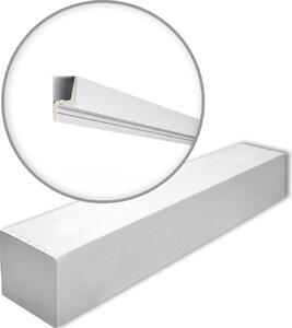 NMC IL7 MEMORY-box ARSTYL Noel Marquet 1 cartone con 14 strisce decorative Cornice per soffitto Illuminazione indiretta stile moderno colore bianco | 28 m