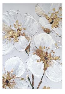 Quadro con elementi dipinti a mano 70x100 cm Petal Glow – Styler