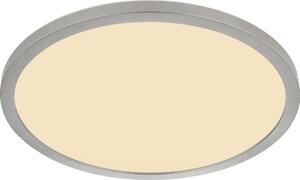Globo Lighting plafoniera in plastica nichel opaco, LED