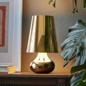 Kartell Cindy LED da tavolo oro scuro metallic