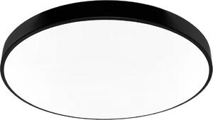 Plafoniera LED rotonda Houston bianco e nero 80 W, bianco neutro 7200 lm, metallo, dimensioni: 5x80x80 cm, IP20, IdeaLED