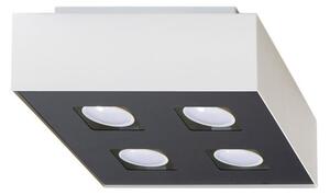 Lampada da soffitto MONO 4 bianco 4xGU10 10W acciaio 11x24x24cm Sollux Lighting
