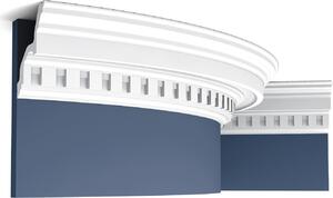 Orac Decor C211F Luxxus Modanatura flessibile per angoli Modanatura per stucchi Modanatura decorativa per profili Decorazione per stucchi Modanatura per soffitti e pareti | 2 metri