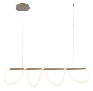BALBO LED 45W lampada a sospensione a serpente al neon Linea Zuma 20006PM-GD